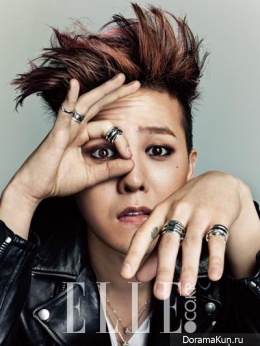 Big Bang (G-Dragon) для Elle February 2014 Extra