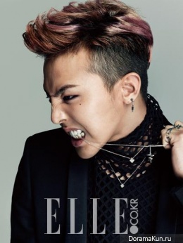 Big Bang (G-Dragon) для Elle February 2014 Extra