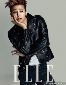 Big Bang (G-Dragon) для Elle February 2014