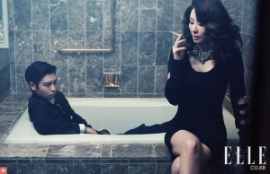 Big Bang's T.O.P, Lee Mi Sook для Elle Korea September 2010