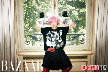 Big Bangs G-Dragon для Harpers Bazaar Korea August 2012