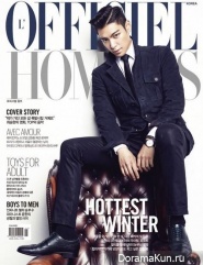 Big Bang (T.O.P) для L'Officiel Hommes Korea November 2013
