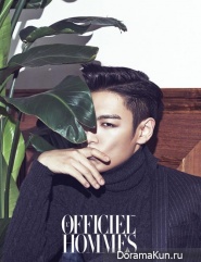 Big Bang (T.O.P) для L'Officiel Hommes Korea November 2013