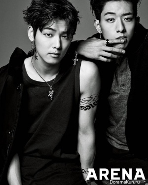 CN Blue (Kang Min Hyuk, Lee Jung Shin) для Arena Homme Plus April 2014