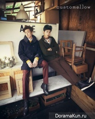 Lee Hyun Woo, Hyung Sik (ZE:A) для CUSTOMELLOW 2013 Ads