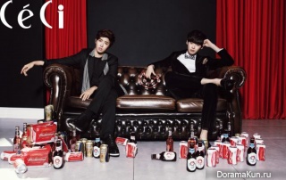 Lee Jong Suk, Kwanghee (ZE:A) для CeCi December 2012