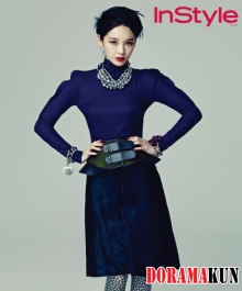 Davichi's Kang Min Kyung для InStyle September 2012