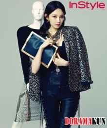 Davichi's Kang Min Kyung для InStyle September 2012