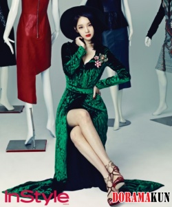 Davichi's Kang Min Kyung для InStyle September 2012
