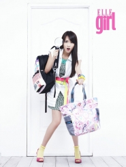 Kang Ji Young (Kara) для Elle Girl August Korea 2011