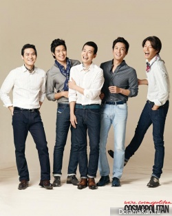 Ji Jin Hee и др. для Cosmopolitan December 2012