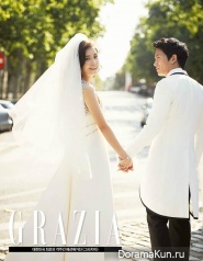 Ji Sung, Lee Bo Young для GRAZIA October 2013 Extra 2