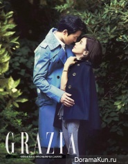 Ji Sung, Lee Bo Young для GRAZIA October 2013 Extra 2