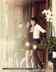Ji Sung, Lee Bo Young для GRAZIA October 2013 Extra 2