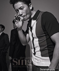 Ji Sung для Singles July 2014