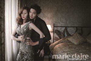 Jung Gyu Woon, Yeom Jung Ah для Marie Claire October 2012