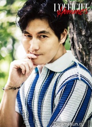 Jung Woo Sung для L’Officiel Hommes Korea July 2013