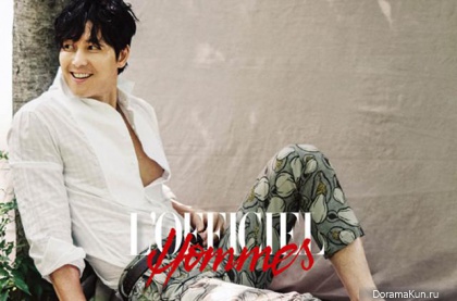 Jung Woo Sung для L’Officiel Hommes Korea July 2013