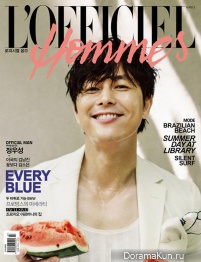 Jung Woo Sung для L’Officiel Hommes Korea July 2013