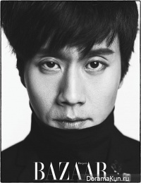 Jung Woo для Harper’s Bazaar Korea January 2014