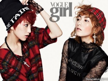 KARA (Jiyoung) для Vogue Girl Korea October 2013