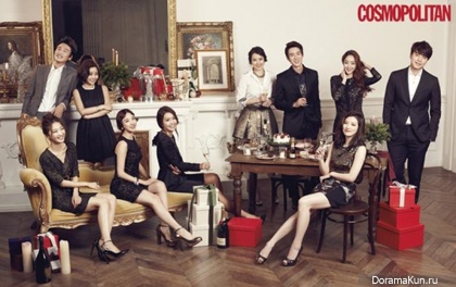 KINGKONG Entertainment Family для Cosmopolitan Korea December 2013