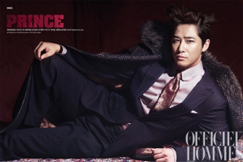 Kang Ji Hwan для L'Officiel Hommes Korea September 2011