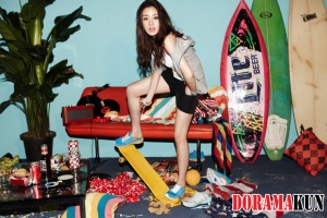 Kang So Ra для K-Swiss 2012 Ad Campaign