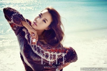 Kim Ah Joong для Elle December 2012