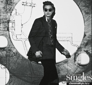 Kim Ji Hoon для Singles April 2013
