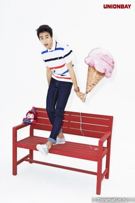 Lee Hyun Woo, Kim So Hyun, & Park Seo Joon для UNIONBAY 2014