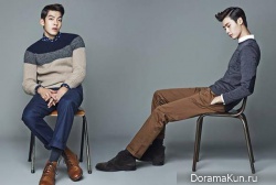 Lee Jong Seok, Kim Woo Bin для Trugen F/W 2013 Ads