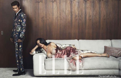 Lee Byung Hun, Catherine Zeta Jones для Elle August 2013