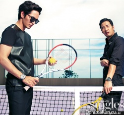 Lee Jin Wook, Kim Ji Suk для Singles September 2012