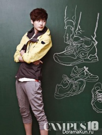 Lee Jong Suk для Campus 10 February 2013