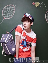 Lee Jong Suk для Campus 10 February 2013
