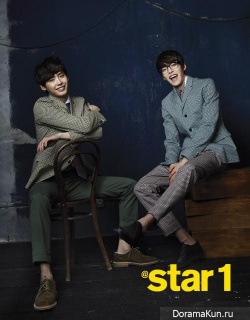 Lee Jong Suk, Kim Woo Bin для @Star1 March 2013
