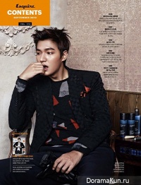 Lee Min Ho для Esquire Korea September 2013 Extra 3