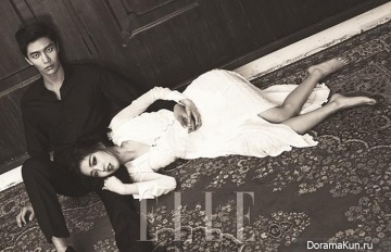 Lee Min Ki, Kim Go Eun для Elle March 2014