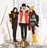 Lee Min Ki и др. для UNIONBAY Winter 2012 Ads
