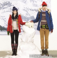 Lee Min Ki и др. для UNIONBAY Winter 2012 Ads
