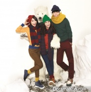 Lee Min Ki и др. для UNIONBAY Winter 2012 Ads