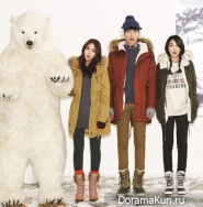 Lee Min Ki и др. для UNIONBAY Winter 2012 Ads