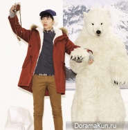 Lee Min Ki и др. для UNIONBAY Winter 2012 Ads