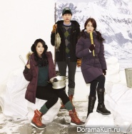 Lee Min Ki и др. для UNIONBAY Winter 2012 Ads