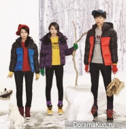 Lee Min Ki и др. для UNIONBAY Winter 2012 Ads