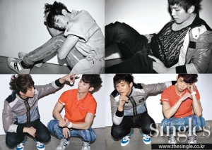 2AM, 2PM, CN Blue, MBLAQ для Singles March 2010