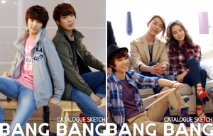Moon Chae Won, CN Blue для BANG BANG Catalog 2012
