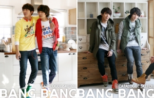 Moon Chae Won, CN Blue для BANG BANG Catalog 2012