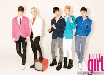NU'EST для Elle Girl Korea April 2012
